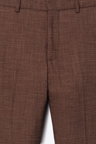 Pantaloni da completo slim - Marrone