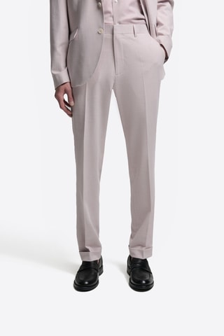 Pantalón de traje slim fit - Rosa empolvado