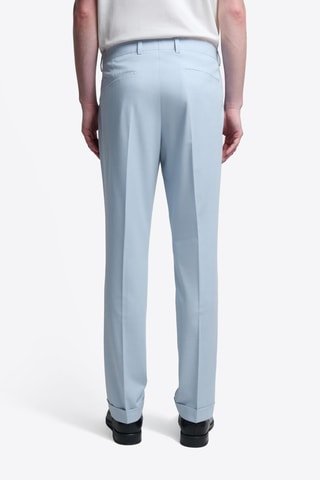 Pantaloni slim - Celeste