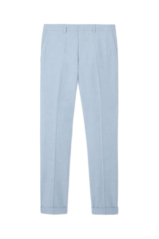 Pantaloni slim - Celeste