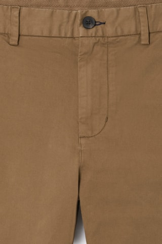 Pantaloni chino slim in cotone bio - Cammello