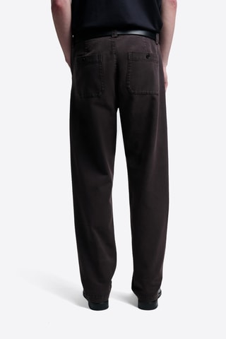 Pantaloni straight - Marrone