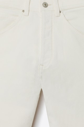 Pantaloni chino in velluto - Ecrù