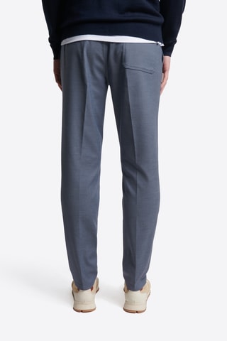 Pantaloni slim - Blu melange