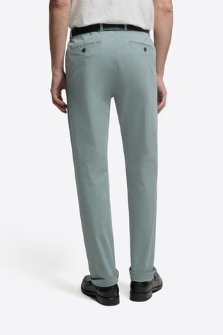 Pantaloni chino slim - Celeste