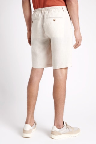 Bermuda in lino - Beige chiaro