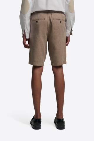 Bermuda in lino - Marrone