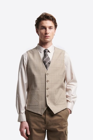 Gilet da completo - Beige