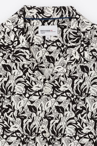 Camicia regular - Nero