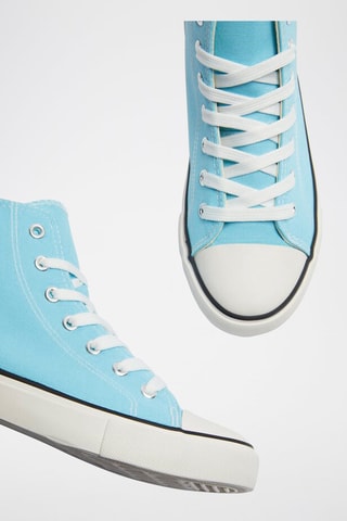 Tennis montantes - Bleu clair