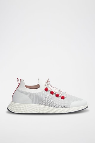 Tennis - Gris clair et rouge