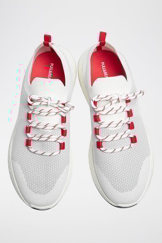 Tennis - Gris clair et rouge