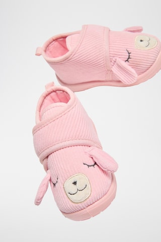 Chaussons à oreilles - Rose