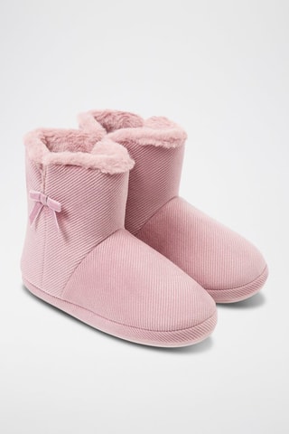 Chaussons fourrés - Rose