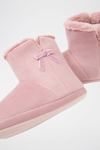 Chaussons fourrés - Rose