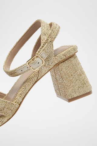 Sandales à talons - Beige