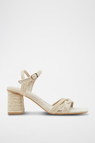 Sandales à talons - Beige