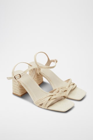 Sandales à talons - Beige