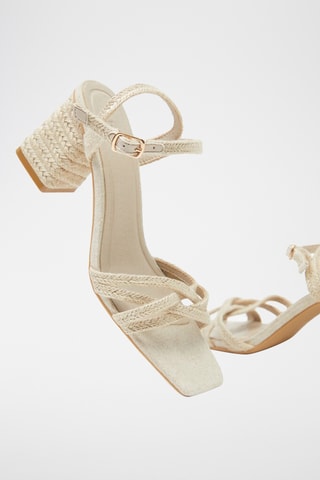 Sandales à talons - Beige