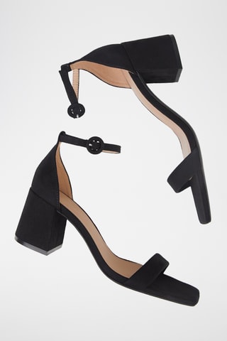 Sandales à talons - Noir