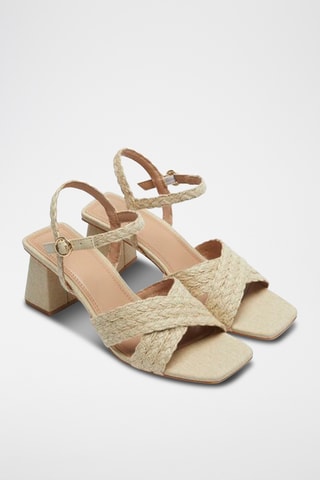 Sandales à talons - Beige