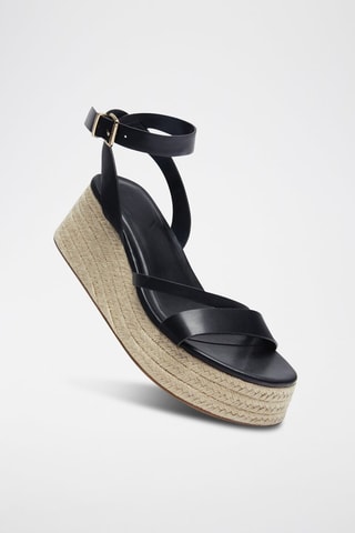 Sandales plateformes - Noir