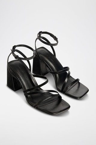 Sandales à talons - Noir