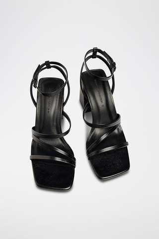 Sandales à talons - Noir