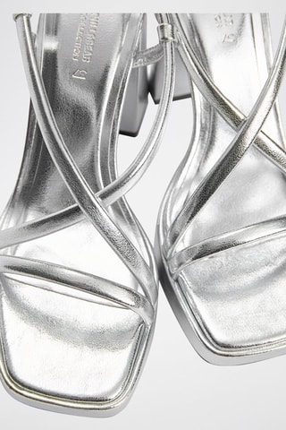 Sandales à talons - Argenté