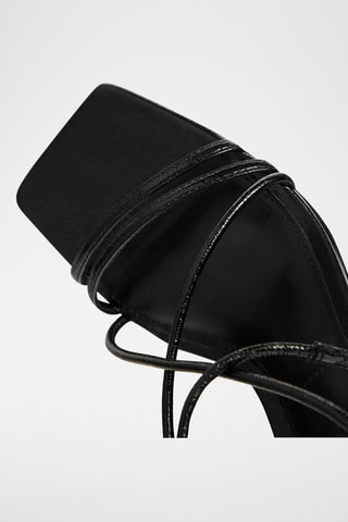 Sandales à talons - Noir