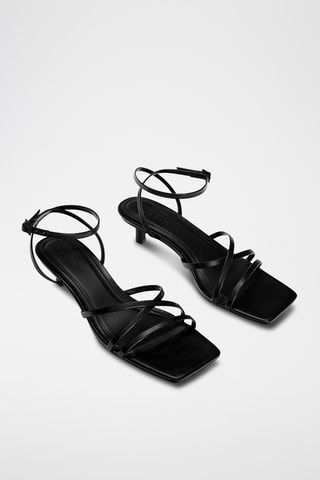 Sandales à talons - Noir