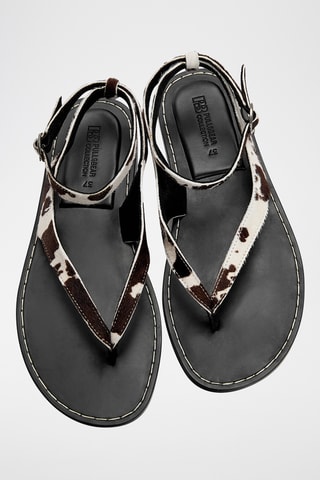 Sandales en cuir - Marron