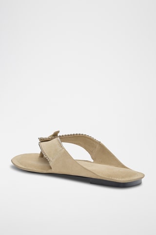 Sandales en nubuck - Beige
