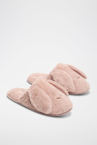 Pantoufles fourrées - Rose