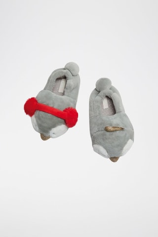 Pantoufles - Gris clair
