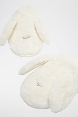 Pantoufles fourrées - Blanc