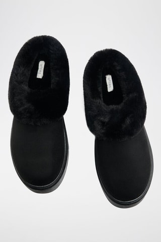 Pantoufles plateformes - Noir