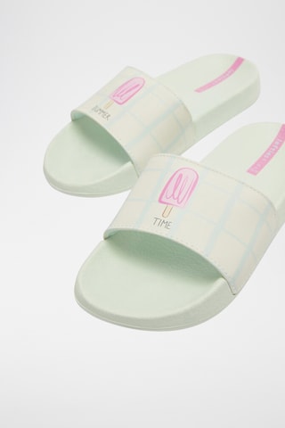 Claquettes - Vert clair