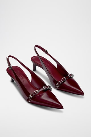 Escarpins vernis - Bordeaux