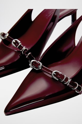 Escarpins vernis - Bordeaux