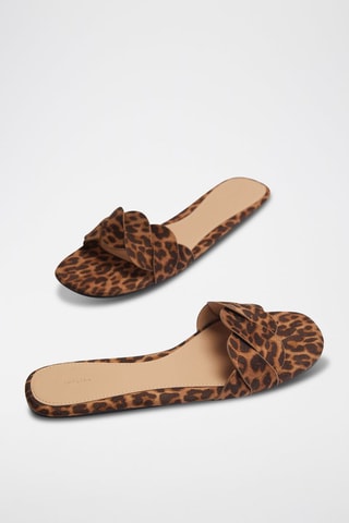 Mules - Marron et marron foncé