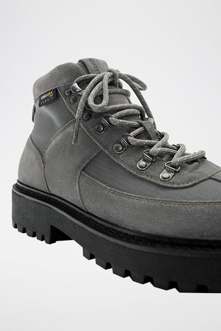 Boots en cuir - Gris