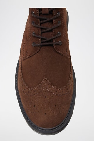 Boots en nubuck - Marron