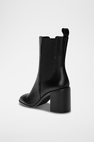 Bottines Chelsea en cuir - Noir