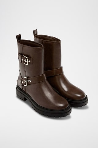 Bottines vernies - Marron