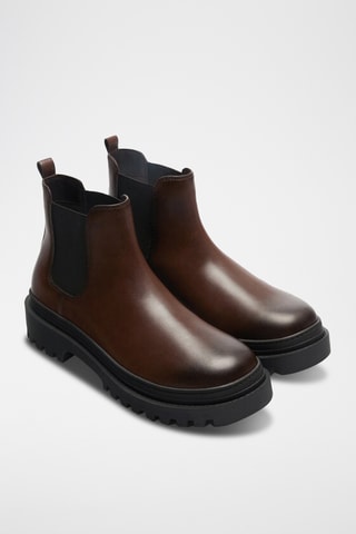Bottines Chelsea - Marron