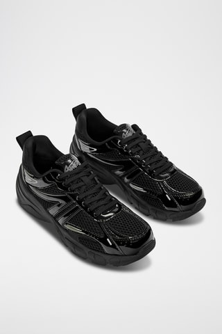 Baskets vernies - Noir