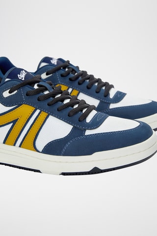 Baskets - Blanc et bleu marine