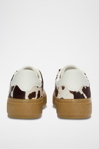 Baskets en cuir - Marron