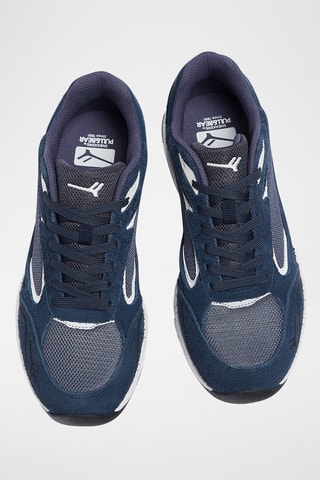 Baskets en nubuck - Bleu